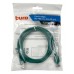 Патч-корд Buro UTP-5E-1,5M-GR UTP 4 пары cat.5E CCA molded 1.5м зеленый RJ-45 (m)-RJ-45 (m)