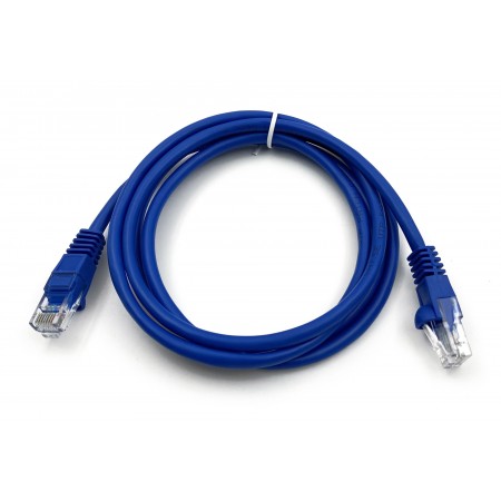 Патч-корд Buro UTP-5E-1,5M-BL UTP 4 пары cat.5E CCA molded 1.5м синий RJ-45 (m)-RJ-45 (m)