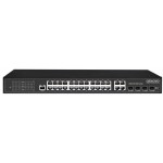 Коммутатор Osnovo SW-8244/L(400W) (L2) 28x1Гбит/с 4xКомбо(1000BASE-T/SFP) 24PoE+ 400W управляемый
