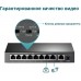 Коммутатор TP-Link TL-SF1009P 9x100Мбит/с 8PoE+ 65W неуправляемый