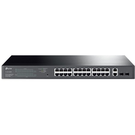 Коммутатор TP-Link JetStream TL-SG1428PE 26x1Гбит/с 2SFP 24PoE+ 250W управляемый