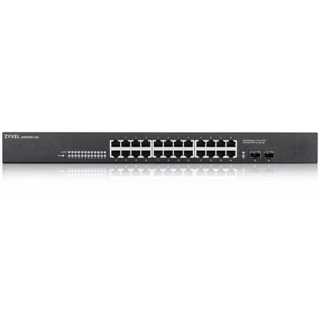 Коммутатор Zyxel GS1100-24-EU0103F 24x1Гбит/с 2SFP неуправляемый