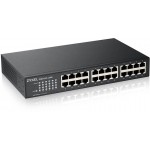 Коммутатор Zyxel GS1100-24E-EU0103F (L2) 24x1Гбит/с неуправляемый