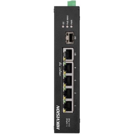 Коммутатор Hikvision DS-3T1306P-SI/HS 1SFP 3PoE 1PoE+ 1PoE++ 60W неуправляемый Коммутатор Hikvision DS-3T1306P-SI/HS 1SFP 3PoE 1PoE+ 1PoE++ 60W неуправляемый