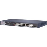 Коммутатор Hikvision DS-3E0528HP-E 26x1Гбит/с 2SFP 20PoE+ 4PoE++ 370W неуправляемый