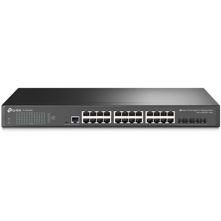 Коммутатор TP-Link SG3428X (L2+) 24x1Гбит/с 4SFP+ управляемый