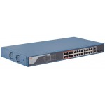 Коммутатор Hikvision DS-3E1326P-EI 24x100Мбит/с 2x1Гбит/с 2xКомбо(1000BASE-T/SFP) 24PoE+ 370W управляемый
