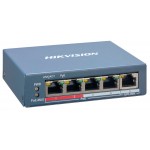 Коммутатор Hikvision DS-3E1105P-EI/M 5x100Мбит/с 4PoE+ 60W управляемый