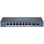 Коммутатор Hikvision DS-3E1510P-EI 8x1Гбит/с 2SFP 8PoE+ 110W управляемый