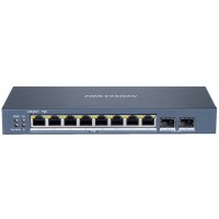 Коммутатор Hikvision DS-3E1510P-EI 8x1Гбит/с 2SFP 8PoE+ 110W управляемый