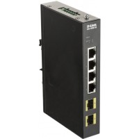 Коммутатор D-Link DIS-100G-6S DIS-100G-6S/A 4x1Гбит/с 2SFP неуправляемый