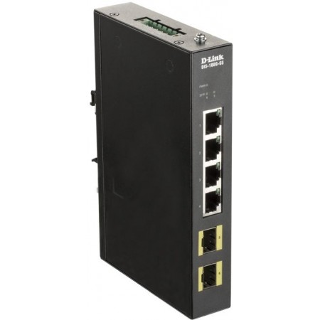 Коммутатор D-Link DIS-100G-6S DIS-100G-6S/A 4x1Гбит/с 2SFP неуправляемый