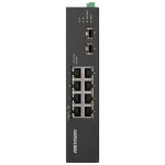 Коммутатор Hikvision DS-3T0510HP-E/HS 8x1Гбит/с 2SFP 6PoE+ 2PoE++ 110W неуправляемый