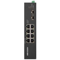 Коммутатор Hikvision DS-3T0510HP-E/HS 8x1Гбит/с 2SFP 6PoE+ 2PoE++ 110W неуправляемый