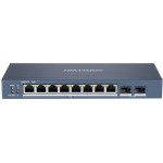 Коммутатор Hikvision DS-3E1510P-SI 8x1Гбит/с 2SFP 8PoE+ 110W управляемый
