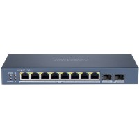 Коммутатор Hikvision DS-3E1510P-SI 8x1Гбит/с 2SFP 8PoE+ 110W управляемый