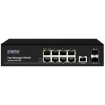 Коммутатор Osnovo SW-80802/L(150W) (L2) 8x1Гбит/с 2SFP 8PoE+ 150W управляемый