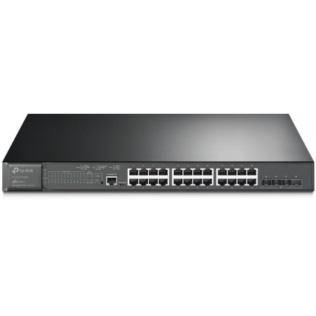 Коммутатор TP-Link TL-SG3428XMP (L2+) 24x1Гбит/с 4SFP+ 24PoE+ 384W управляемый