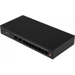 Коммутатор Dahua DH-PFS3010-8ET-65 10x100Мбит/с 8PoE+ 65W неуправляемый