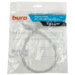 Патч-корд Buro UTP-6-0,5M-G UTP 4 пары cat.6 CCA molded 0.5м серый RJ-45 (m)-RJ-45 (m)
