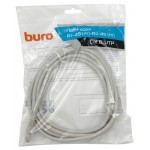 Патч-корд Buro UTP-6-3M-G UTP 4 пары cat.6 CCA molded 3м серый RJ-45 (m)-RJ-45 (m)