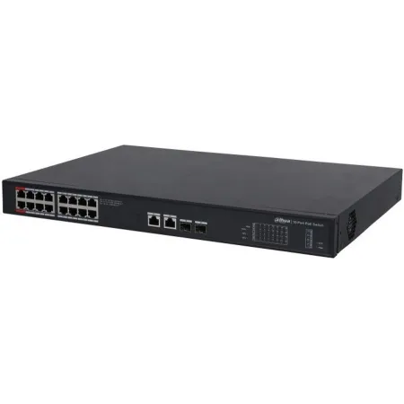 Коммутатор Dahua DH-PFS3228-24GT-240 (L2) 24x1Гбит/с 2SFP 24PoE 240W неуправляемый