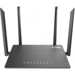 Роутер беспроводной D-Link DIR-822/RU/R4A AC1200 10/100BASE-TX черный