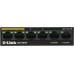 Коммутатор D-Link DSS-100E-6P/A1A 6x100Мбит/с 4PoE+ 55W неуправляемый