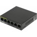 Коммутатор D-Link DSS-100E-6P/A1A 6x100Мбит/с 4PoE+ 55W неуправляемый