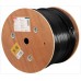 Кабель сетевой Buro BU-CCA-050-FTP-OUTDOOR FTP 4 пары solid 0.5мм CCA 305м черный outdoor (упак.:1шт)