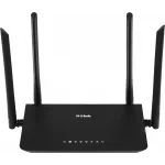 Роутер беспроводной D-Link DIR-820/RU/A1A AC1200 10/100BASE-TX черный