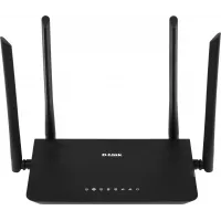 Роутер беспроводной D-Link DIR-820/RU/A1A AC1200 10/100BASE-TX черный