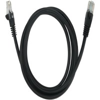 Патч-корд Buro UTP 4 пары cat.5E CCA molded 1.5м черный RJ-45 (m)-RJ-45 (m)