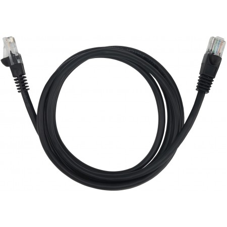 Патч-корд Buro UTP 4 пары cat.5E CCA molded 1.5м черный RJ-45 (m)-RJ-45 (m)