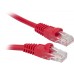 Патч-корд Buro UTP 4 пары cat.5E CCA molded 5м красный RJ-45 (m)-RJ-45 (m)