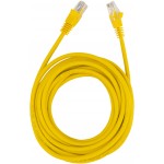 Патч-корд Buro UTP 4 пары cat.5E CCA molded 5м желтый RJ-45 (m)-RJ-45 (m)