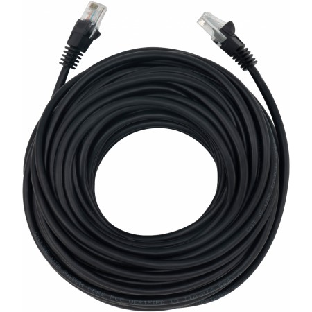 Патч-корд Buro UTP 4 пары cat.5E CCA molded 20м черный RJ-45 (m)-RJ-45 (m)