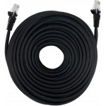 Патч-корд Buro UTP 4 пары cat.5E CCA molded 25м черный RJ-45 (m)-RJ-45 (m)