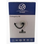 Кабель сетевой Ningbo UTP 4 пары cat.5E solid 0.5мм CCA molded 305м черный outdoor