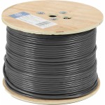 Кабель сетевой Ningbo FTP 4 пары cat.5E solid 0.5мм Cu molded 305м серый