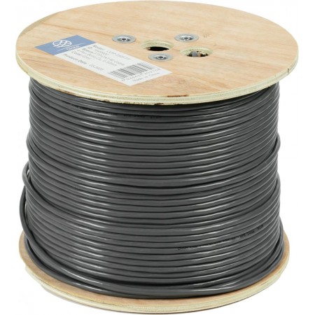 Кабель сетевой Ningbo FTP 4 пары cat.5E solid 0.5мм Cu molded 305м серый