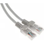 Патч-корд Premier 5-970 3.0 1Гбит/с UTP 4 пары cat.5E CCA molded 3м серый RJ-45 (m)-RJ-45 (m)