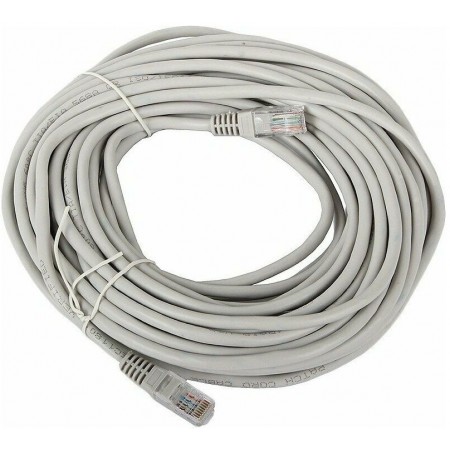 Патч-корд Premier 5-970 1Гбит/с UTP 4 пары cat.5E CCA molded 15м серый RJ-45 (m)-RJ-45 (m)