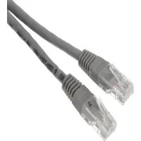 Патч-корд Premier NA102-UTP-C6-1M 10Гбит/с UTP 4 пары cat.6 CCA molded 1м серый RJ-45 (m)-RJ-45 (m)