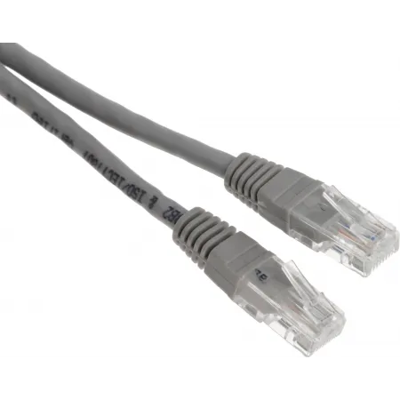 Патч-корд Premier NA102-UTP-C6-1M 10Гбит/с UTP 4 пары cat.6 CCA molded 1м серый RJ-45 (m)-RJ-45 (m)