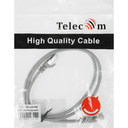 Патч-корд Premier NA102-FTP-C5E-1M 1Гбит/с FTP 4 пары cat.5E CCA molded 1м серый RJ-45 (m)-RJ-45 (m) Патч-корд Premier NA102-FTP-C5E-1M 1Гбит/с FTP 4 пары cat.5E CCA molded 1м серый RJ-45 (m)-RJ-45 (m)