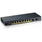 Коммутатор Zyxel GS1100-10HP-EU0102F 8x1Гбит/с 2SFP 8PoE+ 130W неуправляемый