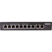 Коммутатор Osnovo SW-20820(120W) (L2) 8x100Мбит/с 2x1Гбит/с 8PoE 120W неуправляемый