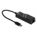 Сетевой адаптер Fast Ethernet Digma D-USBC-LAN100 USB Type-C (упак.:1шт)