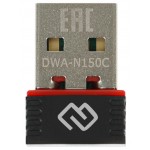 Сетевой адаптер Wi-Fi Digma DWA-N150C N150 USB 2.0 (ант.внутр.) 1ант. (упак.:1шт)